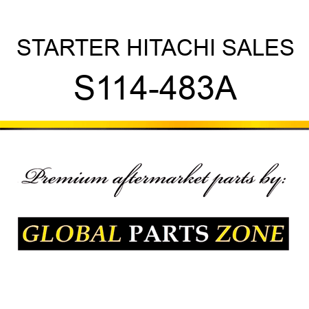 STARTER HITACHI SALES S114-483A