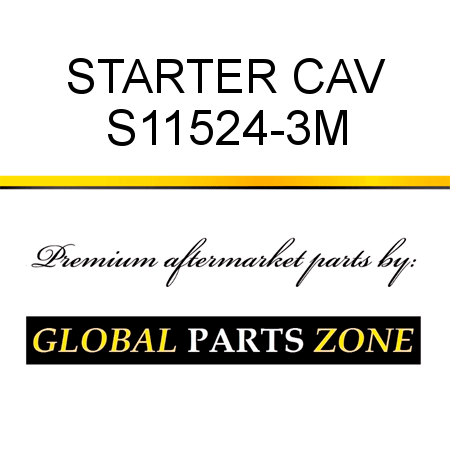 STARTER CAV S11524-3M