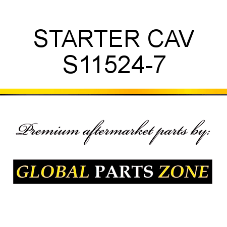 STARTER CAV S11524-7