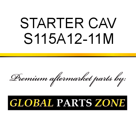 STARTER CAV S115A12-11M