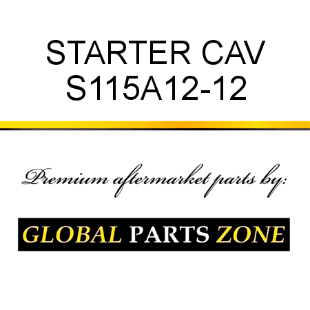 STARTER CAV S115A12-12