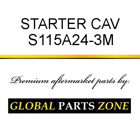 STARTER CAV S115A24-3M