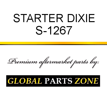 STARTER DIXIE S-1267