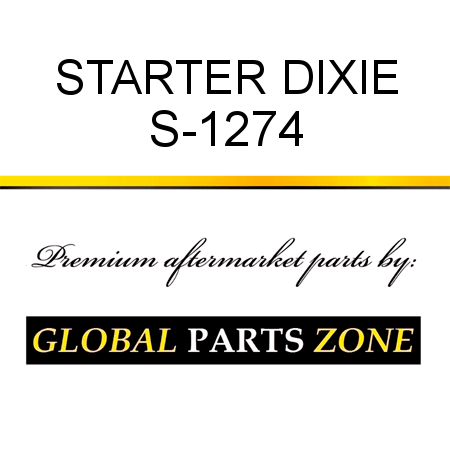 STARTER DIXIE S-1274