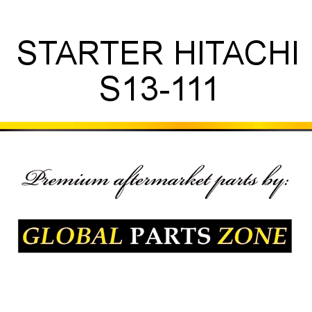 STARTER HITACHI S13-111