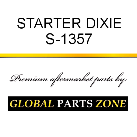 STARTER DIXIE S-1357