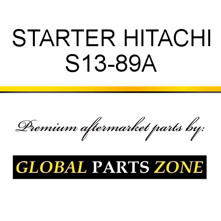 STARTER HITACHI S13-89A