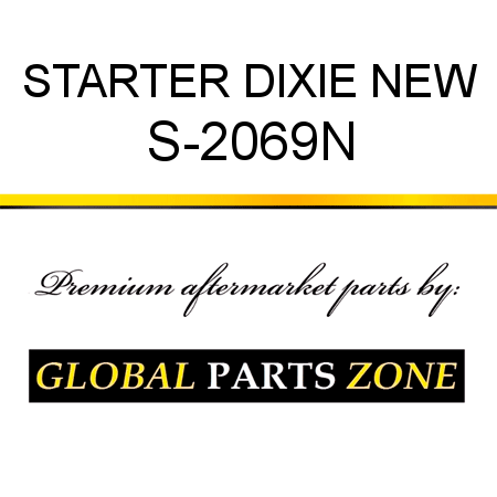 STARTER DIXIE NEW S-2069N