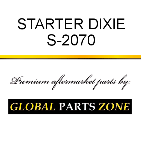 STARTER DIXIE S-2070