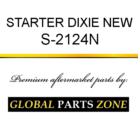 STARTER DIXIE NEW S-2124N