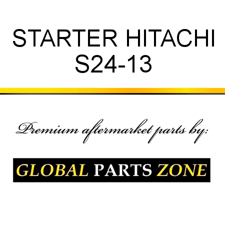 STARTER HITACHI S24-13