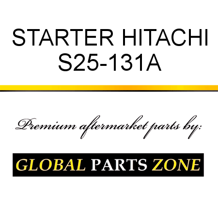 STARTER HITACHI S25-131A