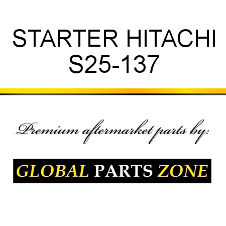 STARTER HITACHI S25-137