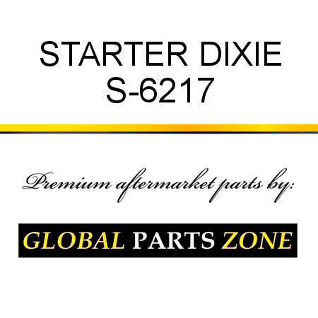 STARTER DIXIE S-6217