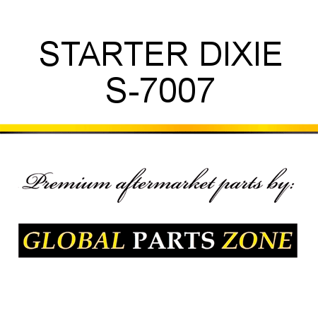 STARTER DIXIE S-7007