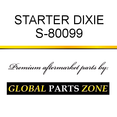 STARTER DIXIE S-80099