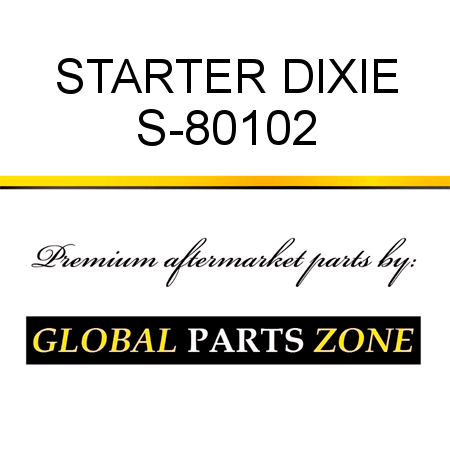 STARTER DIXIE S-80102