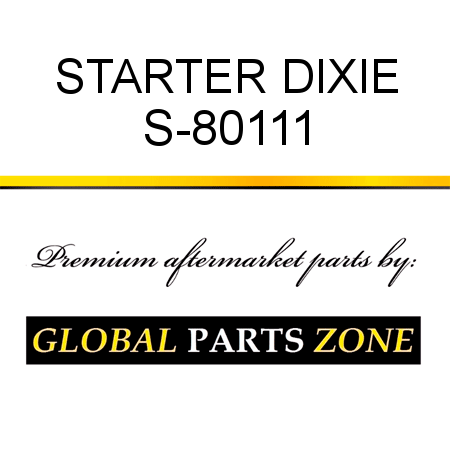 STARTER DIXIE S-80111