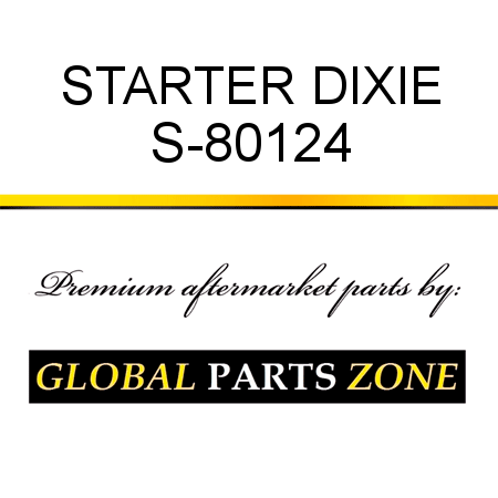 STARTER DIXIE S-80124