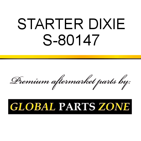 STARTER DIXIE S-80147
