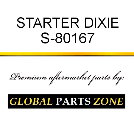 STARTER DIXIE S-80167