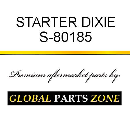 STARTER DIXIE S-80185