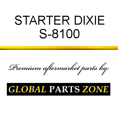 STARTER DIXIE S-8100