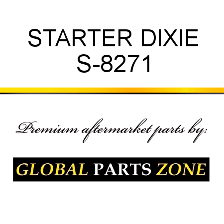 STARTER DIXIE S-8271