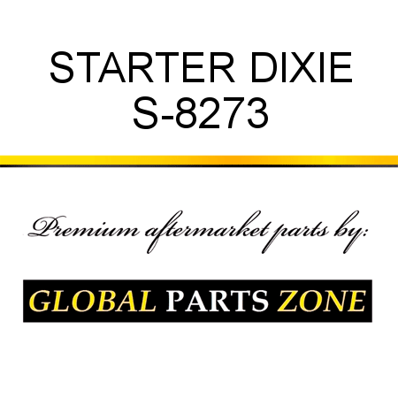 STARTER DIXIE S-8273