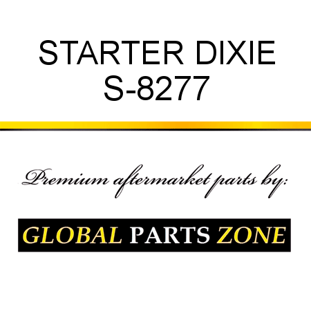 STARTER DIXIE S-8277