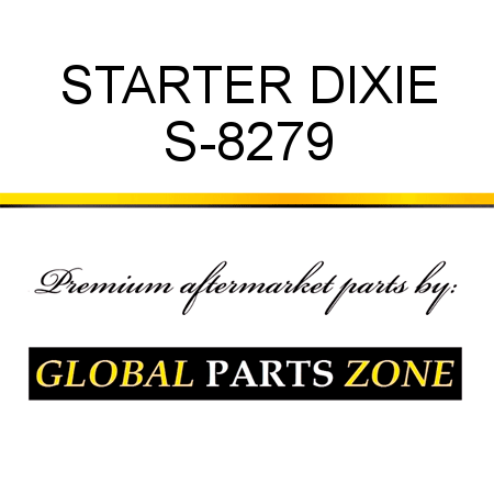 STARTER DIXIE S-8279