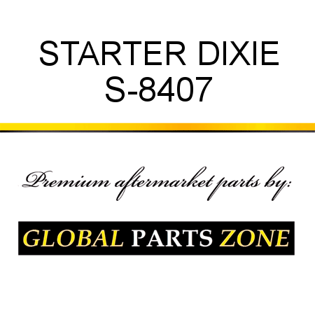 STARTER DIXIE S-8407
