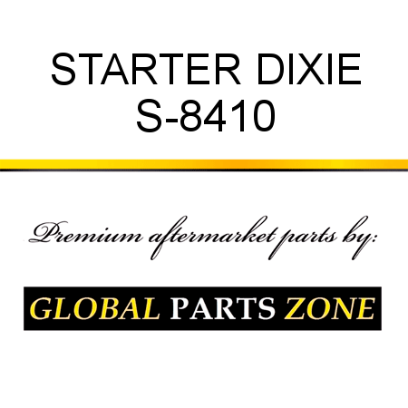 STARTER DIXIE S-8410