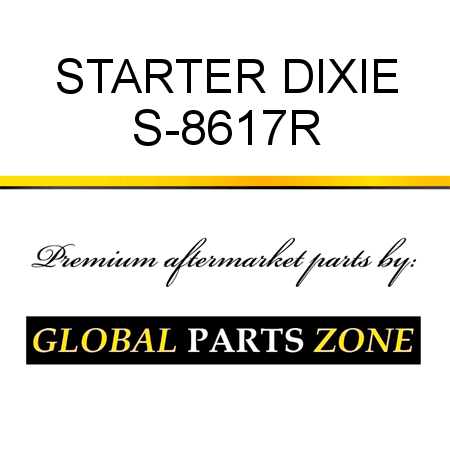 STARTER DIXIE S-8617R