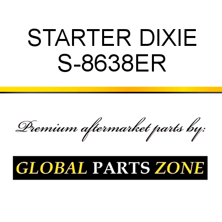 STARTER DIXIE S-8638ER