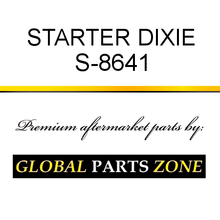 STARTER DIXIE S-8641