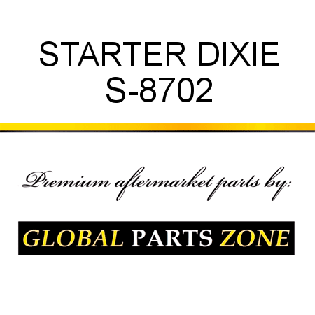 STARTER DIXIE S-8702