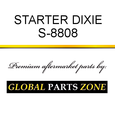 STARTER DIXIE S-8808