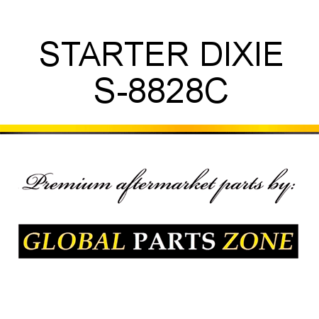 STARTER DIXIE S-8828C