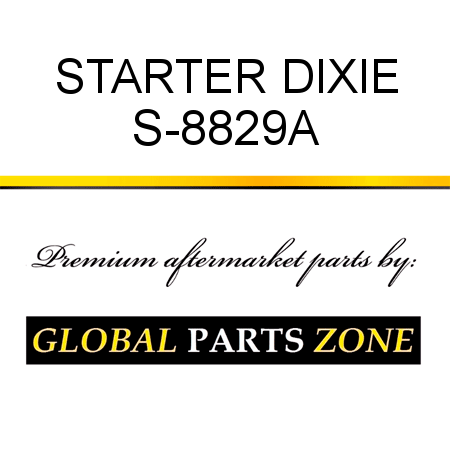 STARTER DIXIE S-8829A