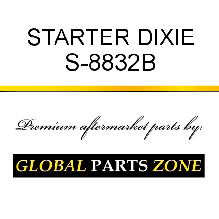 STARTER DIXIE S-8832B