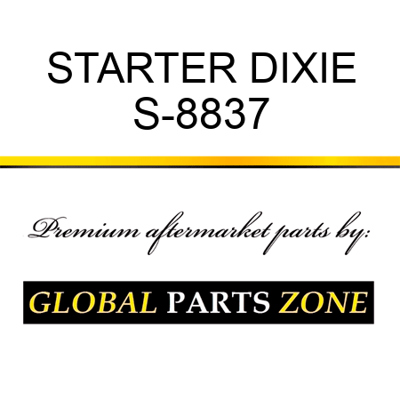 STARTER DIXIE S-8837