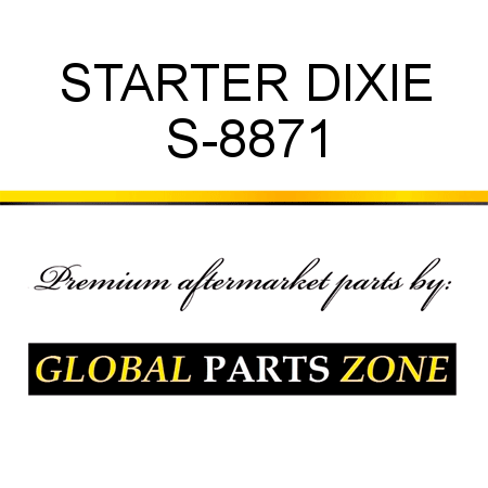 STARTER DIXIE S-8871