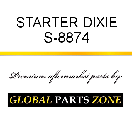 STARTER DIXIE S-8874