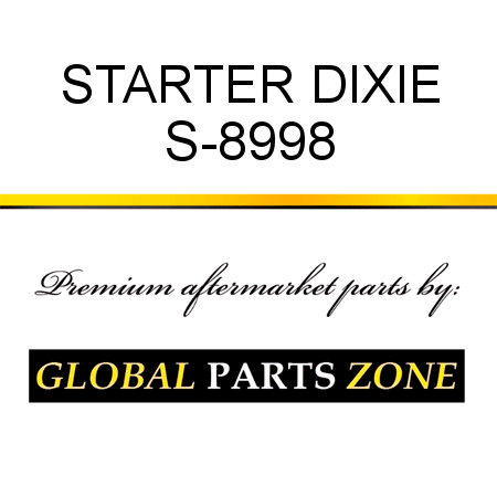 STARTER DIXIE S-8998