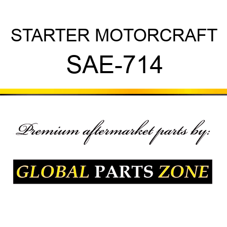 STARTER MOTORCRAFT SAE-714