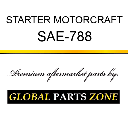 STARTER MOTORCRAFT SAE-788