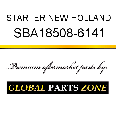 STARTER NEW HOLLAND SBA18508-6141