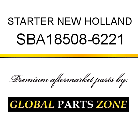 STARTER NEW HOLLAND SBA18508-6221