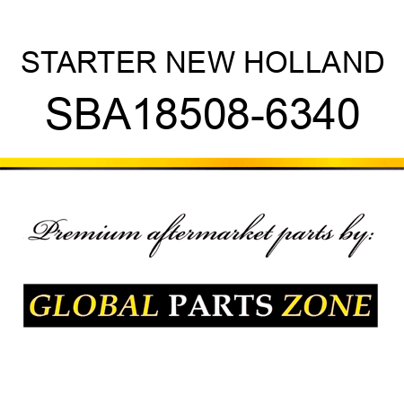 STARTER NEW HOLLAND SBA18508-6340